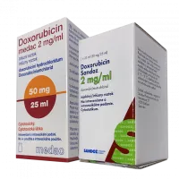 Фото Доксорубицин Sandoz Medac (Словения/Австрия) 2мг/мл 25мл (50мг)