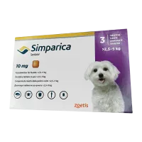 Фото Симпарика таблетки для пер. пр. для собак 10мг 2,5-5кг ГЕРМАНИЯ! N3