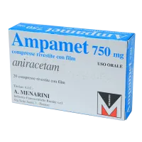 Фото Ампамет Анирацетам табл. 750мг №20