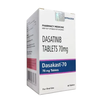 Дазатиниб (Dasakast) :: полный аналог Спрайсел :: 70мг таб. №60